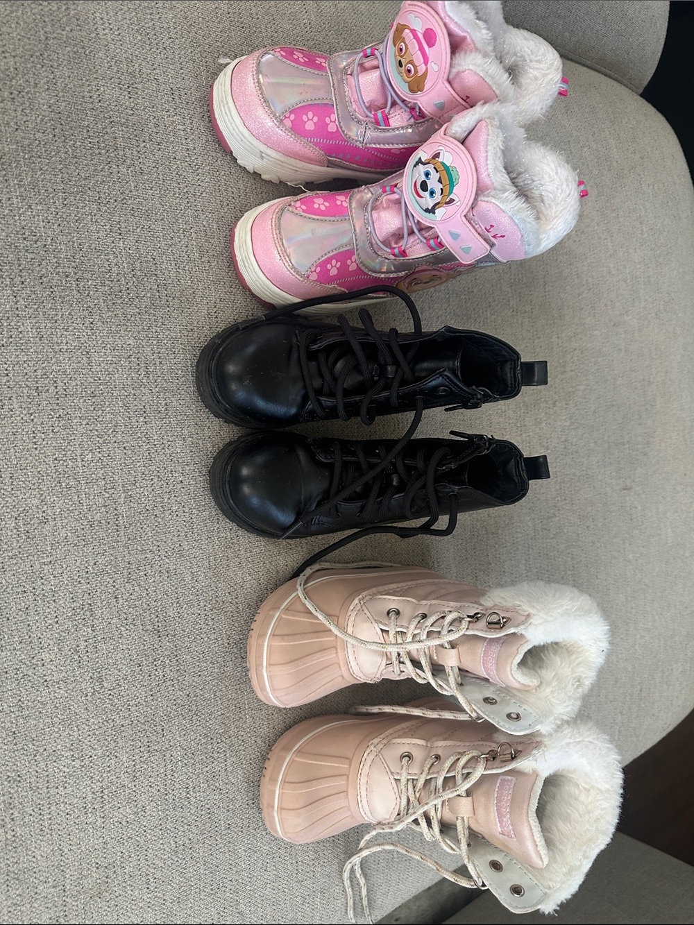 Toddler girl boot lot! 3 pairs